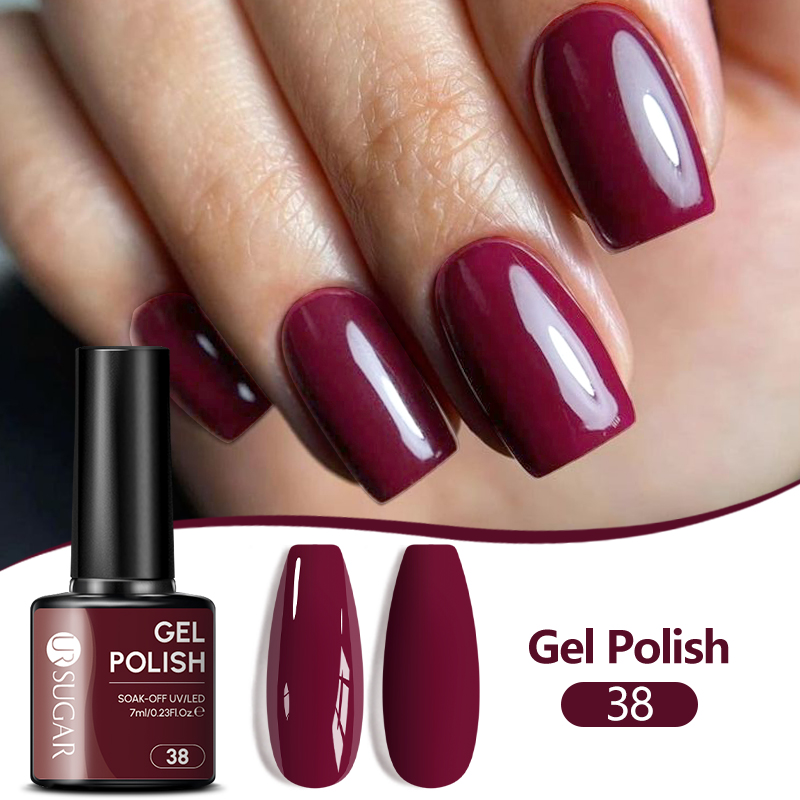 Набор гель-лаков UR SUGAR 1/6  – обзор и цена Nail Art Orange